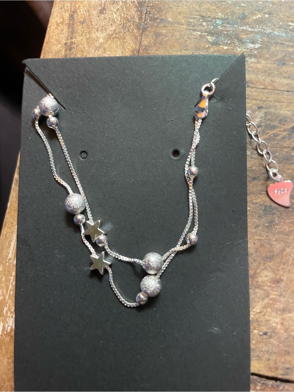 Silver Star & Bead Layered Bracelet - Women Jewelry